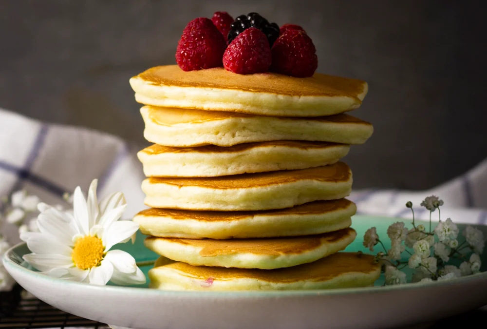 Fluffy Oat Milk Pancakes